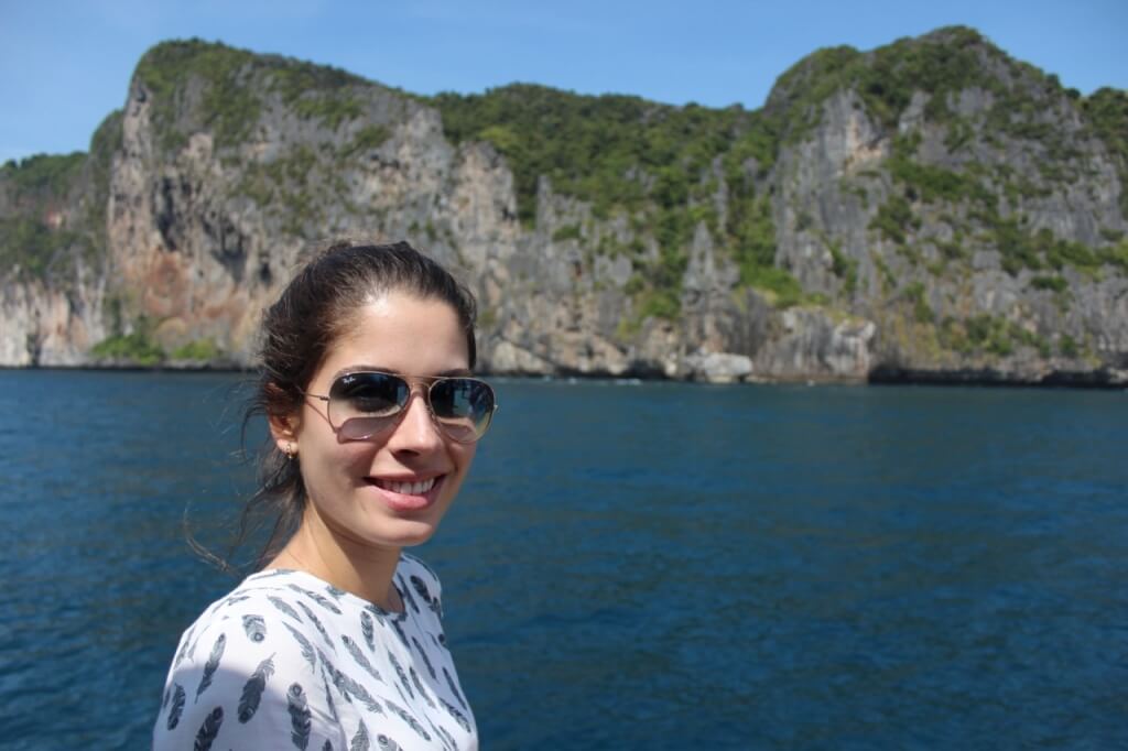 Chegando em Koh Phi phi